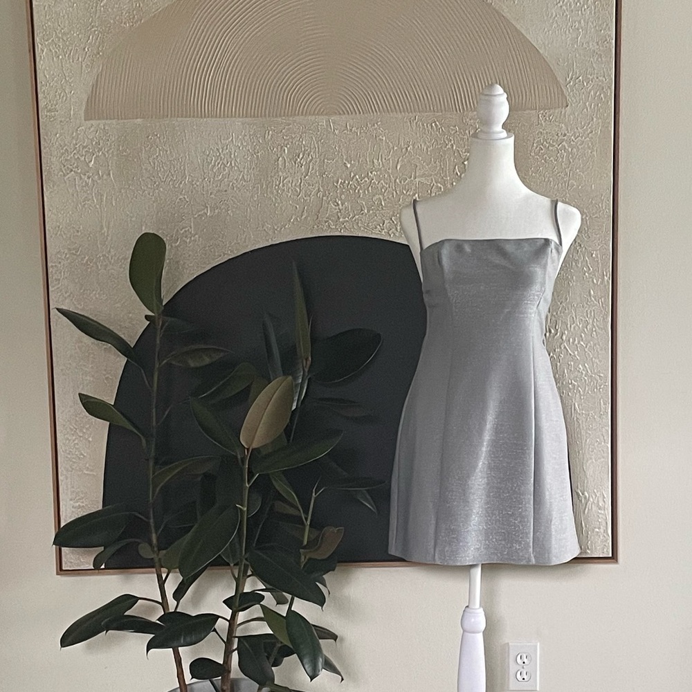 Reformation square neckline mini dress